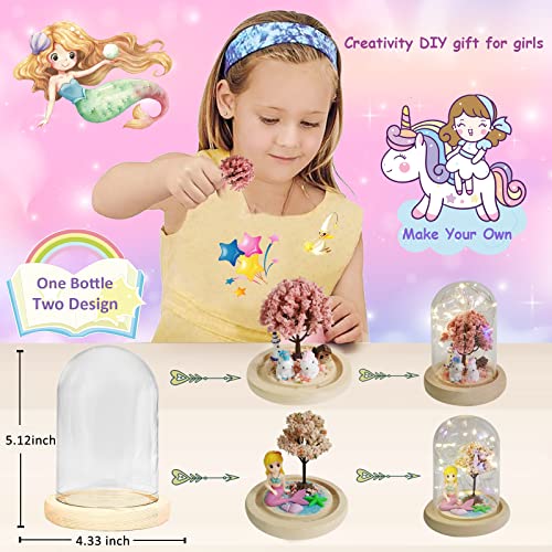 DIY Make Your Own Unicorn Night Light Girls Crafts-Unicorns Mermaid Girl Toy, DIY Craft Kit for Girls, Kids Arts Crafts Gifts for 5 6 7 8 Years Old Girls from Yike