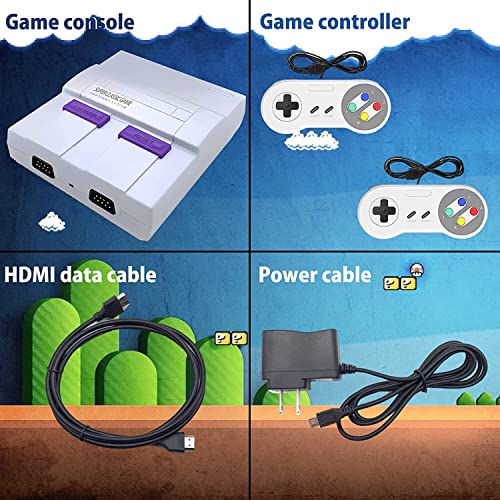 Retro Game Console,Game Consoles with Built in Games,Plug & Play Video Games HDMI Output, Some Games Support 2 Players from Jusubb