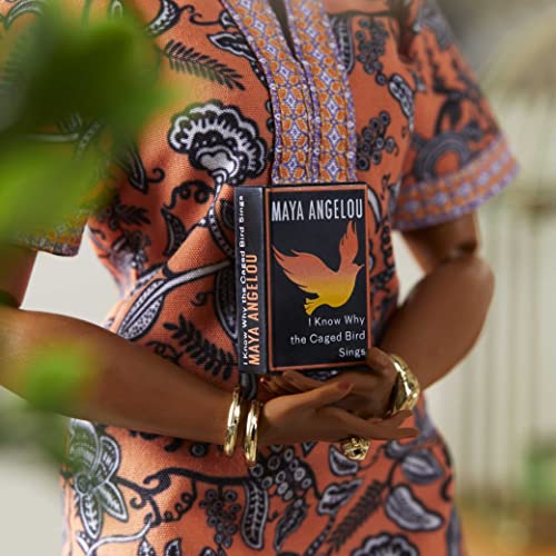 Barbie Inspiring Women Maya Angelou Doll (12-inch) Wearing Dress, with Doll Stand & Certificate of Authenticity, Gift for Kids & Collectors by Mattel