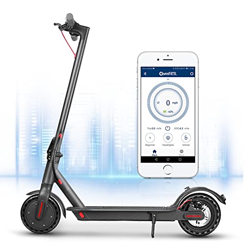 Qmwheel H7 Electric Scooter 19 Mph 21 Miles Range 36V 10Ah Battery 350W Motor 8.5" Honeycomb Tires Aluminum Alloy Frame,UL Safety Certified,Foldable Electric Scooter for Commuter,Teens and Adults. by Shenzhen Qingmai Bicycle Co, Ltd.
