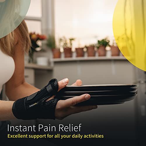 Thumb Splint Brace by BraceUP Right Left Hand Women and Men, Spica Splint, CMC Thumb Brace with Thumb Support, for Arthritis, Tendonitis, Carpal Tunnel Pain Relief and Thumb Sprain from 