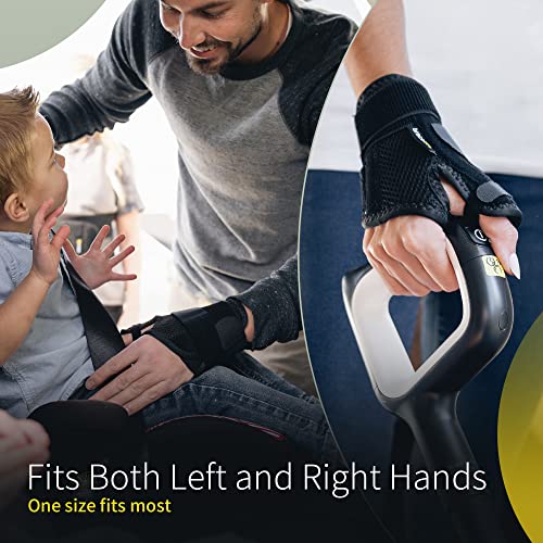 Thumb Splint Brace by BraceUP Right Left Hand Women and Men, Spica Splint, CMC Thumb Brace with Thumb Support, for Arthritis, Tendonitis, Carpal Tunnel Pain Relief and Thumb Sprain from 