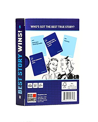 Best Story Wins - Who's Got The Best True Story? [A Party Game] from DSS Games