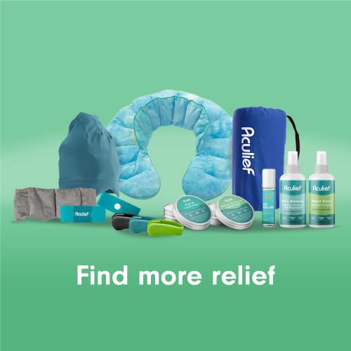 Aculief - Award Winning Natural Headache, Migraine, Tension Relief Wearable â Supporting Acupressure Relaxation, Stress Alleviation, Soothing Muscle Pain - Simple, Easy, Effective 2 Pack - (Green) by Aculief