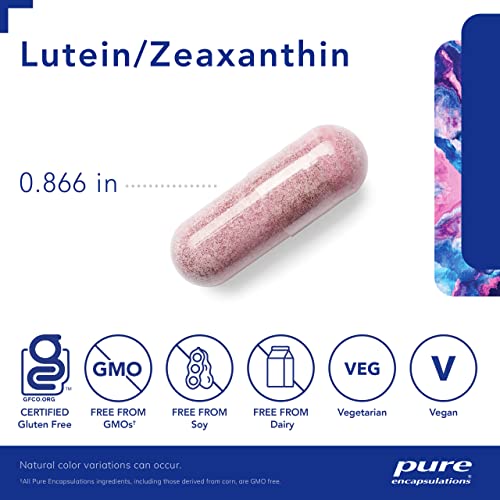 Pure Encapsulations Lutein/Zeaxanthin | Supplement to Support Overall Vision Function and The Macula* | 120 Capsules by Pure Encapsulations