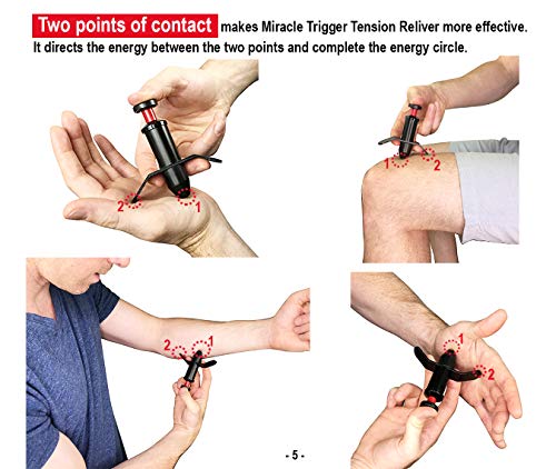 Trigger Point Stimulator Tool - Electric Current Sensation with No Needles No Battery from JOUNJIP