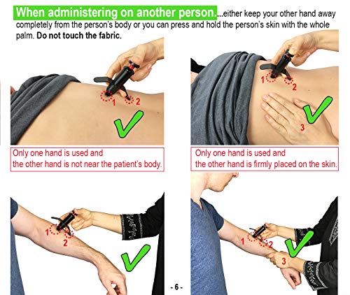 Trigger Point Stimulator Tool - Electric Current Sensation with No Needles No Battery from JOUNJIP