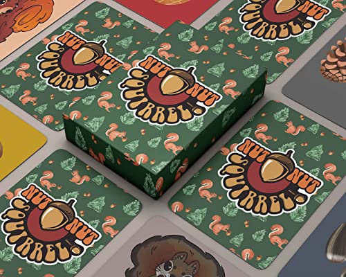 nut nut Squirrel! - Fun Card Game for Kids & Families. Outsmart Your Opponents and Keep Those Squirrels from Stealing Your Stash! 2-4 Players / Ages 4+ / 3 Levels of Play / Mom's Choice Awards Winner by PBN'J Games LLC