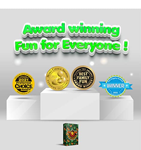 nut nut Squirrel! - Fun Card Game for Kids & Families. Outsmart Your Opponents and Keep Those Squirrels from Stealing Your Stash! 2-4 Players / Ages 4+ / 3 Levels of Play / Mom's Choice Awards Winner by PBN'J Games LLC