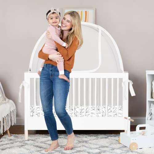 Baby Crib Tent by Pro Baby Safety | Infant Mosquito Netting Made from Fine See Through Mesh - Crib Net to Keep Baby from Climbing Out of The Crib, | Pop-Up Tent Canopy Cover Fits Most Standard Cribs from Pro Baby Safety