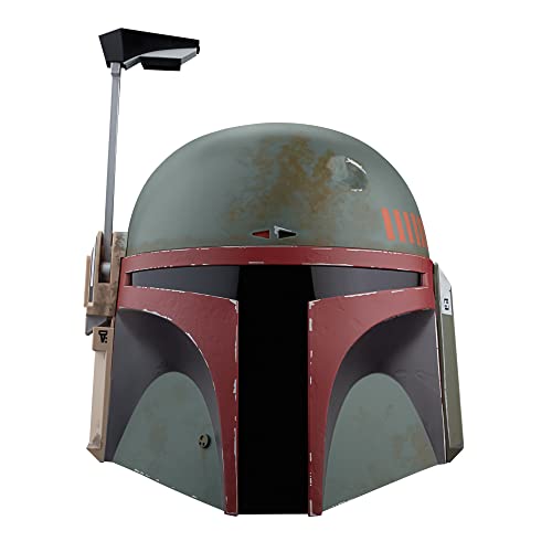 STAR WARS The Black Series Boba Fett (Re-Armored) Premium Electronic Helmet, The Mandalorian Roleplay Collectible for Kids Ages 14 and Up from Hasbro