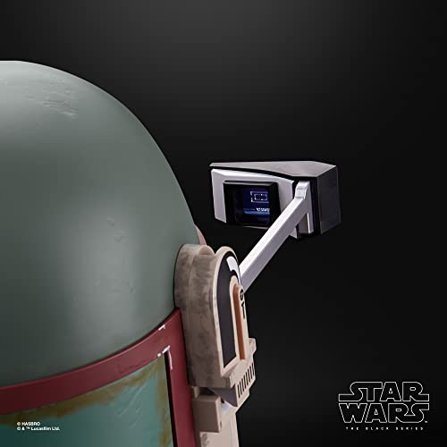STAR WARS The Black Series Boba Fett (Re-Armored) Premium Electronic Helmet, The Mandalorian Roleplay Collectible for Kids Ages 14 and Up from Hasbro