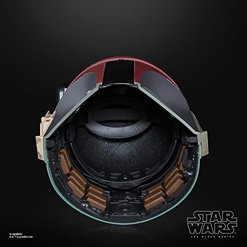 STAR WARS The Black Series Boba Fett (Re-Armored) Premium Electronic Helmet, The Mandalorian Roleplay Collectible for Kids Ages 14 and Up from Hasbro