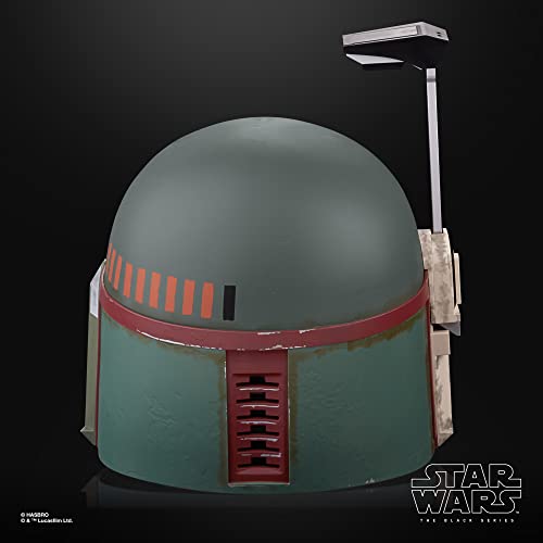 STAR WARS The Black Series Boba Fett (Re-Armored) Premium Electronic Helmet, The Mandalorian Roleplay Collectible for Kids Ages 14 and Up from Hasbro