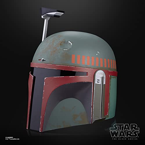 STAR WARS The Black Series Boba Fett (Re-Armored) Premium Electronic Helmet, The Mandalorian Roleplay Collectible for Kids Ages 14 and Up from Hasbro