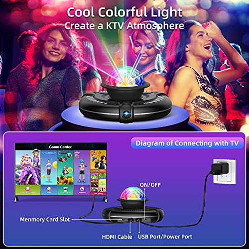 Dance Mat Games for TV - HDMI Wireless Musical Electronic Dance Mats with HD Camera, FWFX Double User Exercise Fitness Non-Slip Dance Step Pad Dancing Mat for Kids & Adults, Gift for Boys & Girls from Shenzhen DongShengXuRi Electronic Technology Co., Ltd.