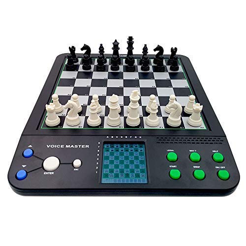 iCore Electronic Chess Set, Voice Chess Sets for Adults, Academy Electronic Chess Board, Portable Board Game, Computer Chess Tactics for Kids & Adults by iCore