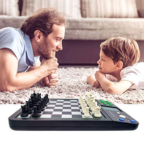 iCore Electronic Chess Set, Voice Chess Sets for Adults, Academy Electronic Chess Board, Portable Board Game, Computer Chess Tactics for Kids & Adults by iCore