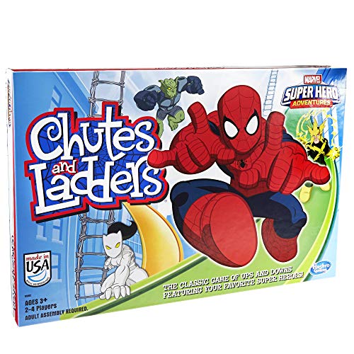 Hasbro Gaming Marvel Spider-Man Web Warriors Chutes & Ladders Game (Amazon Exclusive) by Hasbro