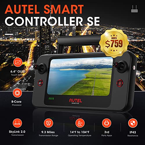 Autel Robotics EVO 2 Pro Drone 6K HDR Video Rugged Bundle, Version 2, No Geo-Fencing (2022 Newest Fly More Combo) by Autel