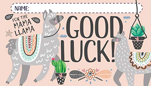 Mama Llama Diaper Raffle Tickets - Set of 50 Double-Sided Raffle Cards - Blank Baby Shower Stationery - Fun and Colorful Baby Shower Supplies for Under $15! by Lone Star Art