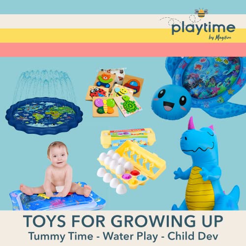 MAGIFIRE Tummy Time Baby Water Mat,Water Play Mat for 3 6 9 Months Baby Infant Toy Newborn Boy Girl by MAGIFIRE