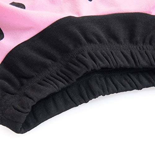 Little Girls Outfits Clothes Toddler Long Sleeve Heart Print Hoodie Shirts Top + Leggings Kids Clothing Set Size 7 from 