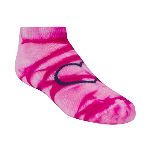 Skechers Girls' Big 6 Pack Low Cut Socks, Multi, 7-8.5 by SKECHERS