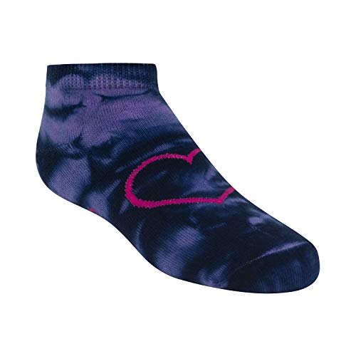 Skechers Girls' Big 6 Pack Low Cut Socks, Multi, 7-8.5 by SKECHERS