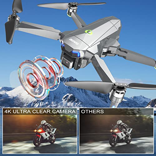 aovo Drone with Camera for Adults 4K,30 Minutes Flight Time with GPS Return Home,Quadcopter with Brushless Motor, Follow Me Drones for Beginners by aovo
