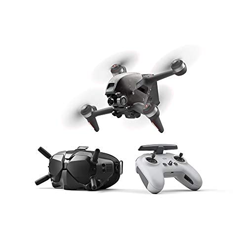 DJI FPV Combo w/ Fly More Kit (2 more batteries & 1 charging hub) - First-Person View Drone Quadcopter UAV w/ 4K Camera, Flight Mode, Super-Wide 150Â° FOV, HD Low-Latency Transmission, E-Brake & Hover by DJI