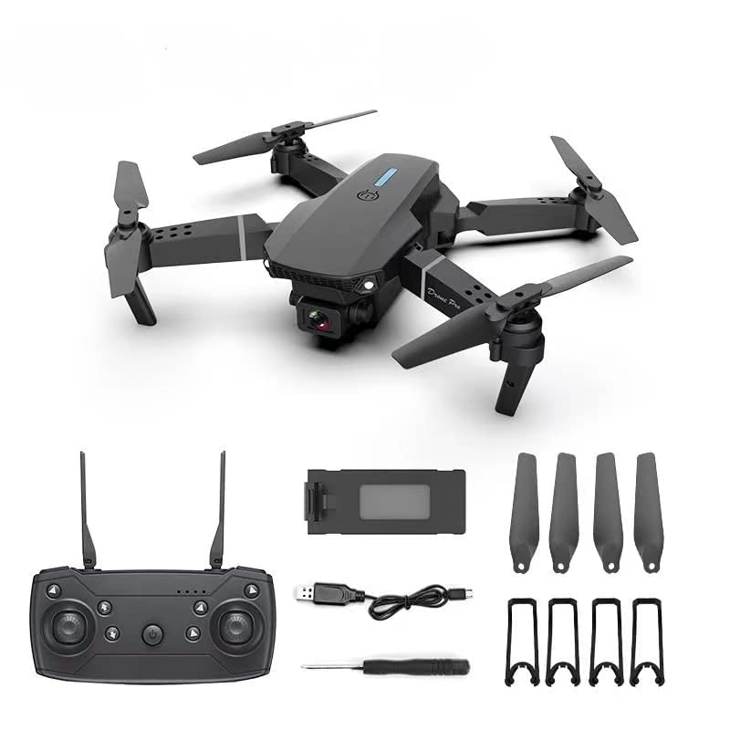 LGDSY Foldable Drone for Adults Beginners, Mini Drone for Kids, FPV RC Quadcopter 30 Min Long Flight Time in 3 Batteries, 3D Flip, Outdoor Carrying Case, Gift for Girls/Boys/Teens 1 (BLACK) from zhangyu