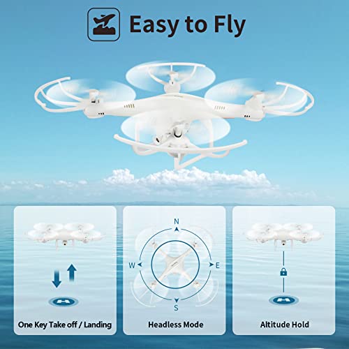 Cheerwing CW4 RC Drone with 720P HD Camera for Kids and Adults RC Quadcopter with Auto Hovering by Cheerwing