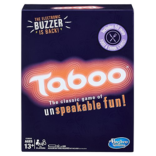Hasbro Gaming Taboo Party Board Game With Buzzer for Kids Ages 13 and Up (Amazon Exclusive) by Hasbro