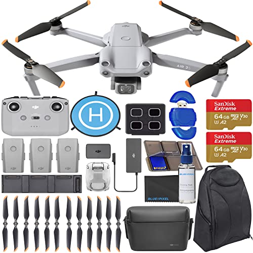 Digital Village DJI Mavic Air 2S Fly More Combo - Drone Quadcopter UAV with 20MP Camera 5.4K Video 128GB Pilot Bundle with Backpack + Landing Pad + More by DJI