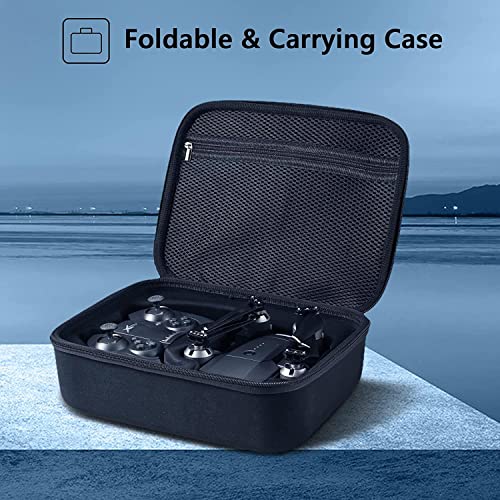 LGDSY Foldable Drone for Adults Beginners, Mini Drone for Kids, FPV RC Quadcopter 30 Min Long Flight Time in 3 Batteries, 3D Flip, Outdoor Carrying Case, Gift for Girls/Boys/Teens 1 (BLACK) from zhangyu
