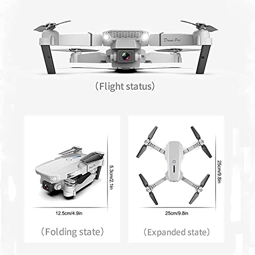 LGDSY Foldable Drone for Adults Beginners, Mini Drone for Kids, FPV RC Quadcopter 30 Min Long Flight Time in 3 Batteries, 3D Flip, Outdoor Carrying Case, Gift for Girls/Boys/Teens 1 (BLACK) from zhangyu