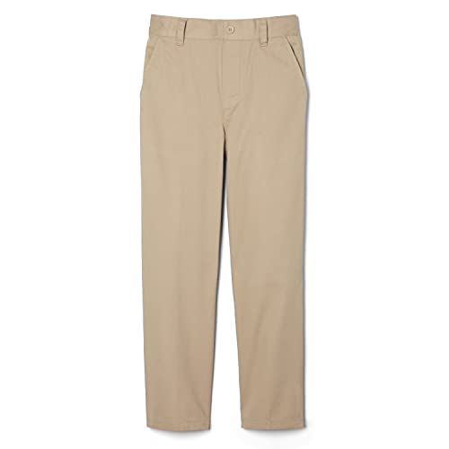 French Toast Boys Pull-On Relaxed Fit School Uniform Pant (Standard & Husky), Khaki, 12 Husky from French Toast Uniforms Children's Apparel