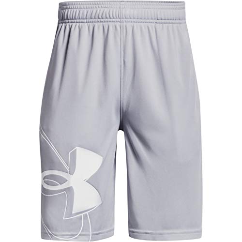 Under Armour Kids Boys' Prototype 2.0 Shorts, Mod Gray/White, MD (10-12 Big Kids) from Under Armour Apparel