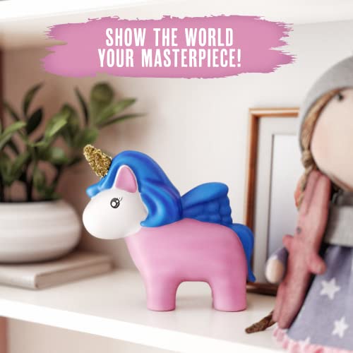 Unicorn Gifts for Girls. Arts & Crafts Paint Your Own Rainbows & Awesomeness Squishies DIY Kit. Gifts for Girls Top Christmas Toys. Includes Large Slow-Rise Squishies (Unicorn Squishy Kit) by Doodle Hog LLC