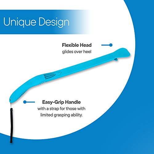 RMS Compression Stocking or Sock Aid for Removing Socks or Light to Medium Compression Hosiery for Men or Women with Arthritis or Limited Mobility (Blue) by Royal Medical Solutions