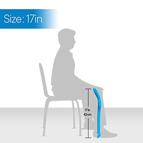 RMS Compression Stocking or Sock Aid for Removing Socks or Light to Medium Compression Hosiery for Men or Women with Arthritis or Limited Mobility (Blue) by Royal Medical Solutions