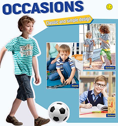 DoSmart Boys Socks 6 Pairs Sport Ankle Athletic Sock Kids Cotton Half Cushioned Low Cut Socks For Little Big Kids(Black Color,9-14 Years) by 