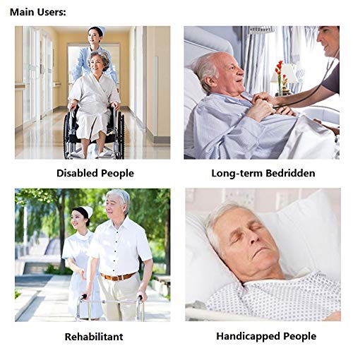 31.5 Inch Padded Bed Transfer Nursing Sling for Patient, Elderly Safety Lifting Aids Home Bed Assist Handle Back Lift Mobility Belt for Patient Care by Healtheven