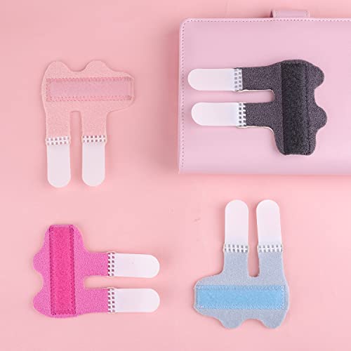 AIEX 6pcs Trigger Finger Splints, Finger Stabilizer Brace Finger Straightener Splint for Straightening Arthritis Swollen Strained Broken Fingers (6 Colors) from AIEX