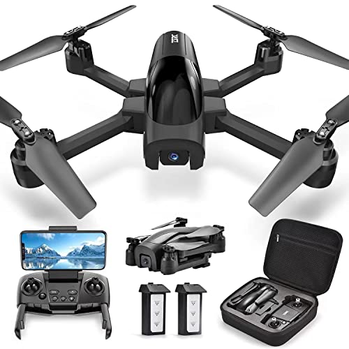 TENSSENX GPS Drone with 4K Camera for Adults, TSRC A6 Foldable RC Quadcopter with Auto Return, Follow Me, Optical Flow, Waypoint Fly, Circle Fly, Headless Mode, Altitude Hold, 46 Mins Flight Time by 