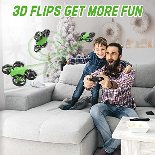Mini Drones for Kids,PATIKUIN S100 RC Drone with Emergency Stop for Beginners,Nano RC Helicopter Quadcopter with Auto Hovering 3D Flip Remote Control Headless Mode 3 Batteries Gift Choice for Boys and Girls by Patikuin