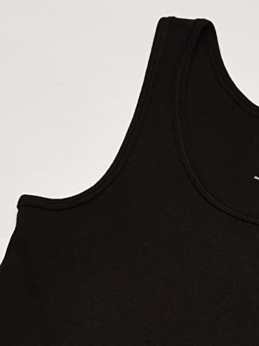 Hanes Little Girls' Ribbed Tank Top (Pack of 3), Ebony, X-Large by Hanes Women's Activewear