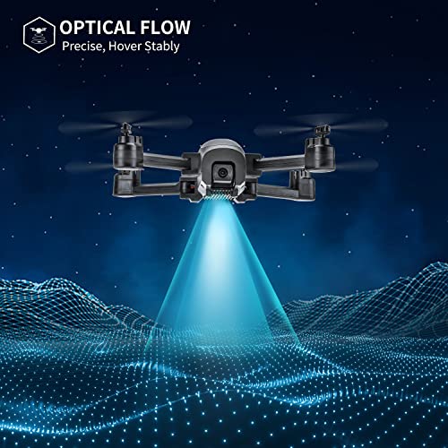 TENSSENX GPS Drone with 4K Camera for Adults, TSRC A6 Foldable RC Quadcopter with Auto Return, Follow Me, Optical Flow, Waypoint Fly, Circle Fly, Headless Mode, Altitude Hold, 46 Mins Flight Time by 