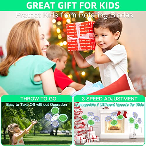 PATIKUIN Drones for Kids RC Mini Drone with LED Lights for Beginners, RC Helicopter Quadcopter with Five Cool Light Effects, Auto Hovering, 3D Flip, Remote Control Headless Mode, Circumflight and Emergency Paddle Stop by Patikuin